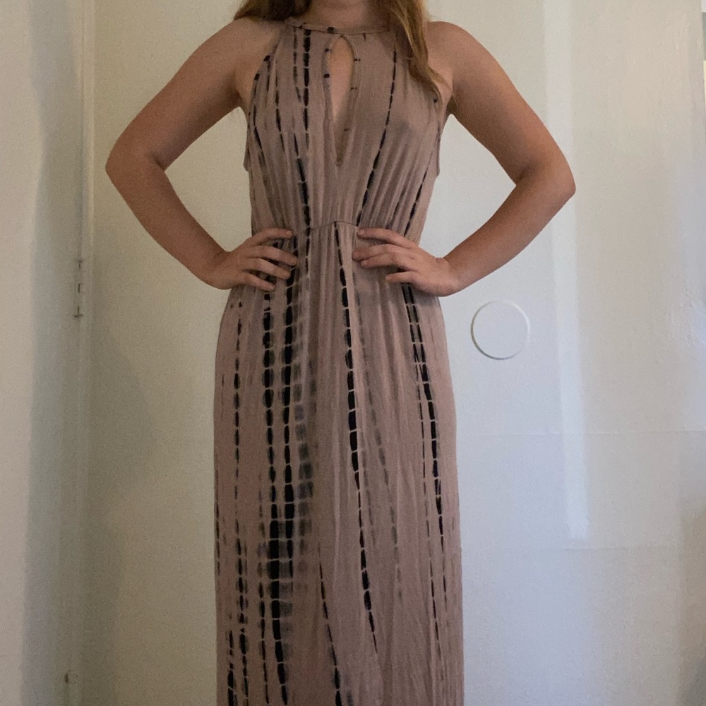 Neutral Tye Dye Dress